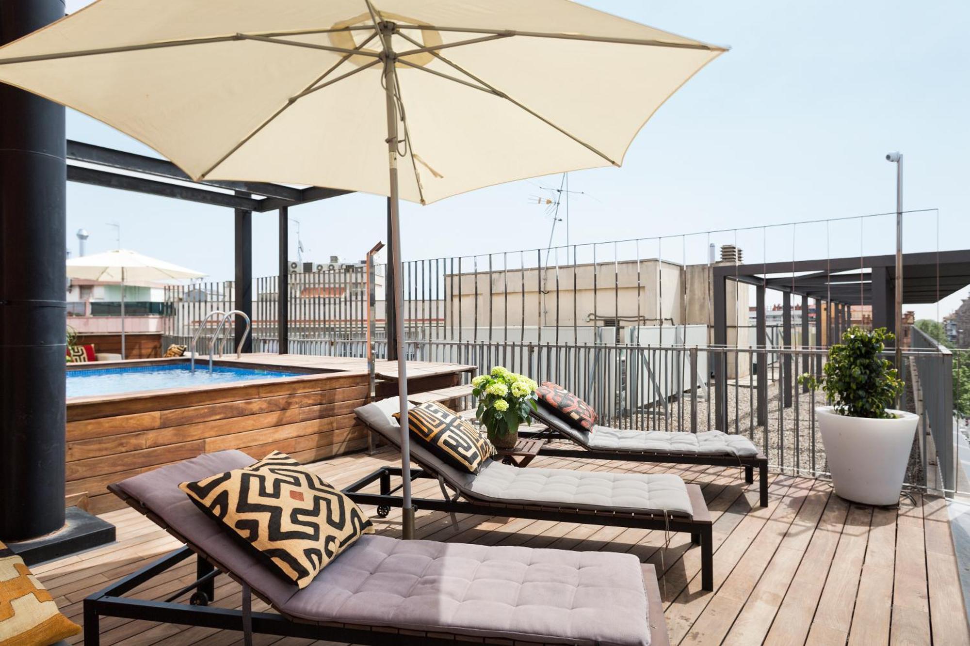 Apartment Barcelona Rentals - Pool Terrace In City Center Екстериор снимка