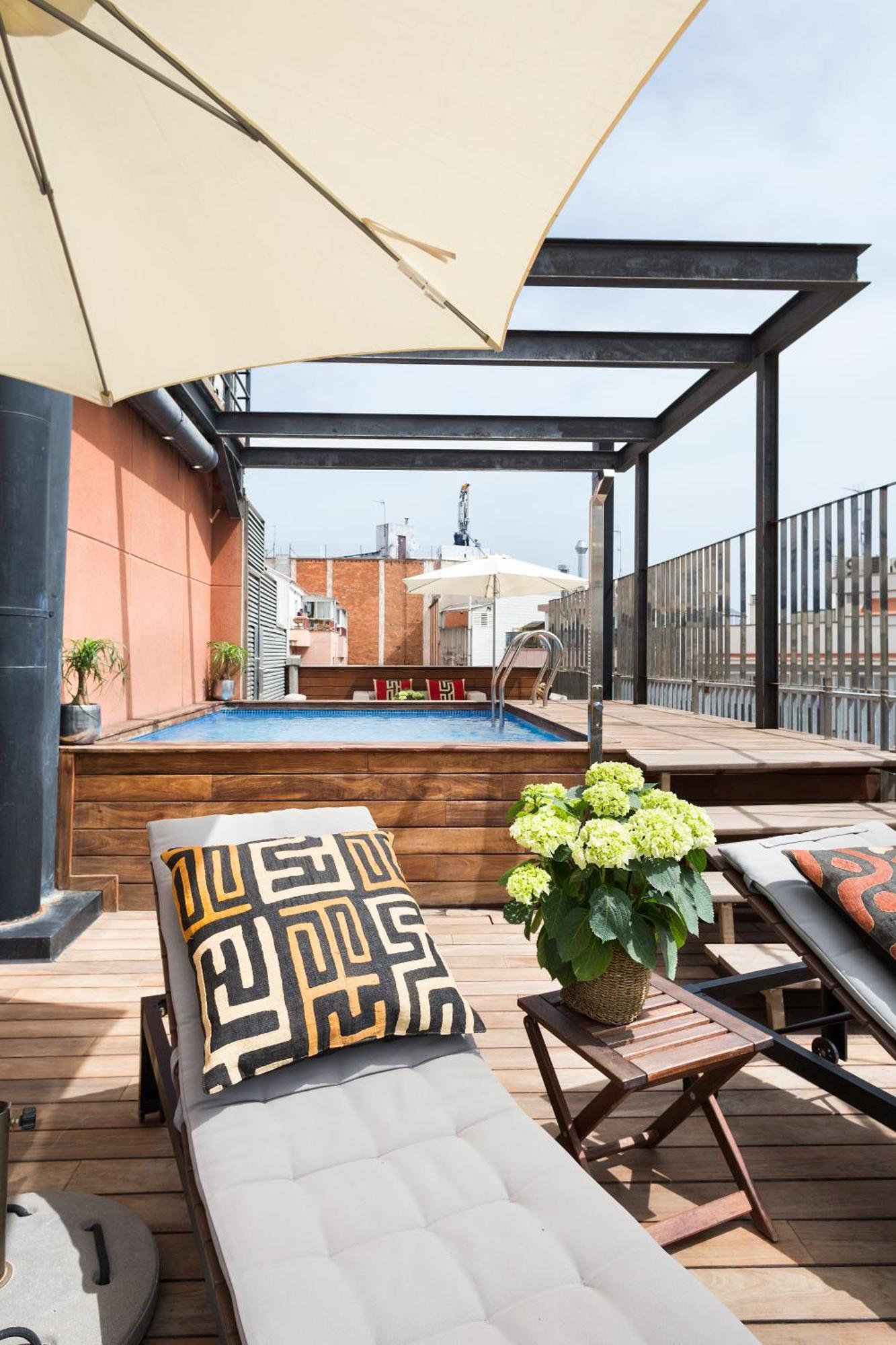 Apartment Barcelona Rentals - Pool Terrace In City Center Стая снимка